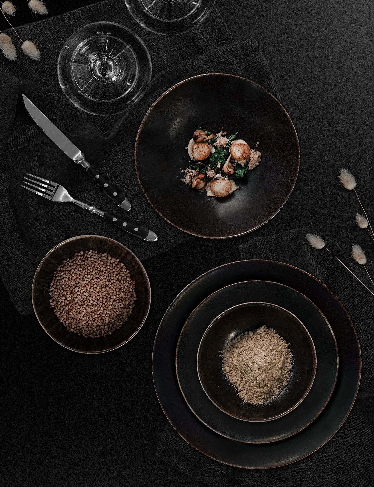 Xantia Tallrik djup Ø 25 cm Rhea 4-pack