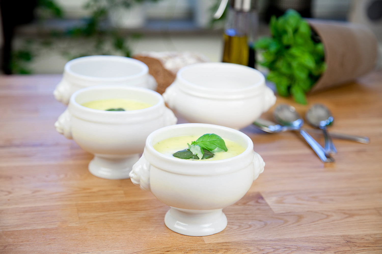 Exxent Sopp skål Ø 12 cm Lejon, 4-pack