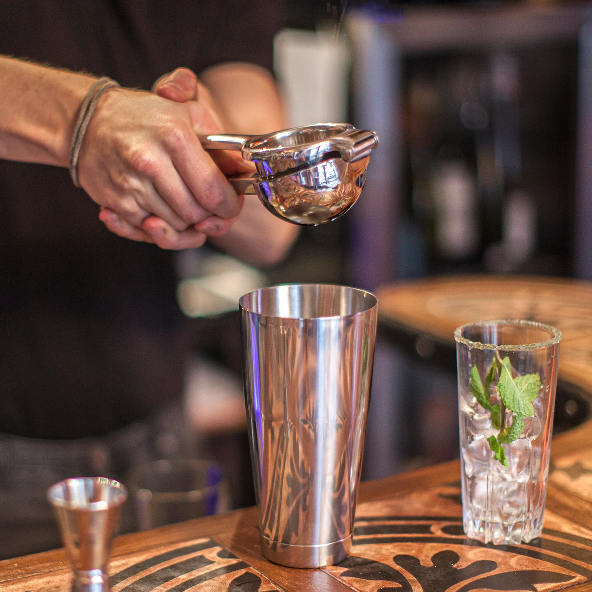 Exxent Citruspress m. Handtag Rostfri