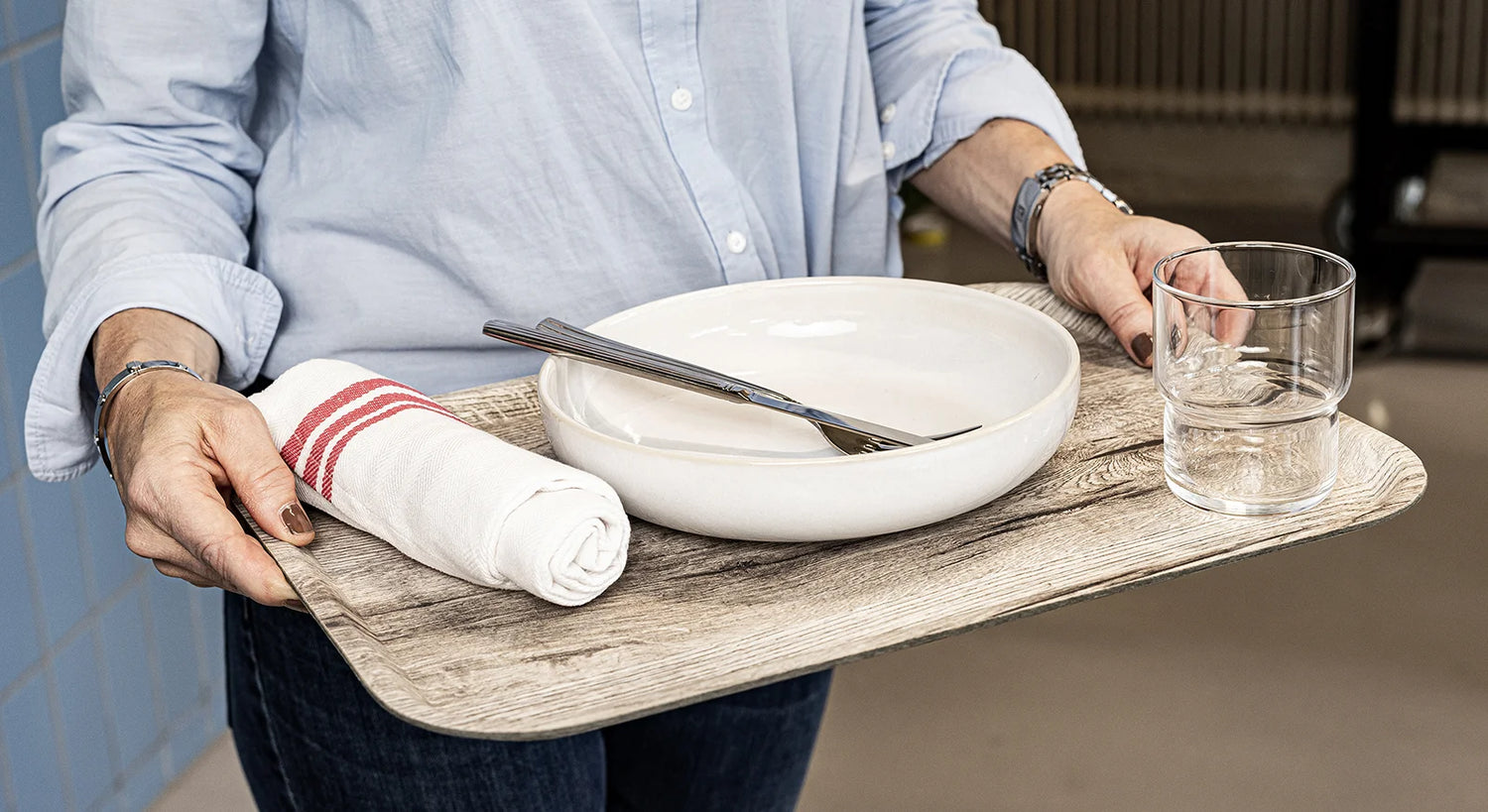 Exxent Bricka 43x33 cm ljus