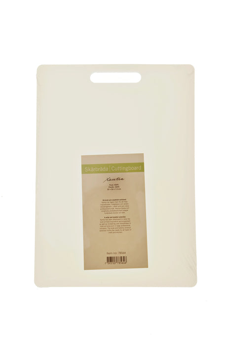 Exxent Skärbräda 35x26 cm Vit