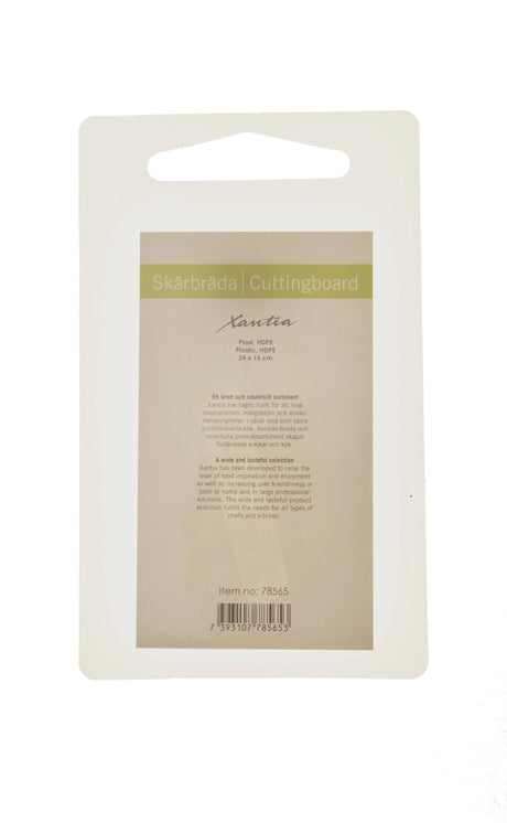 Exxent Skärbräda 24x15 cm Vit