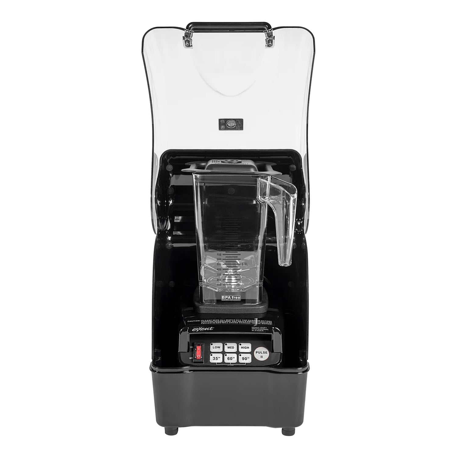 Exxent Blender med huv för ljudreduktion