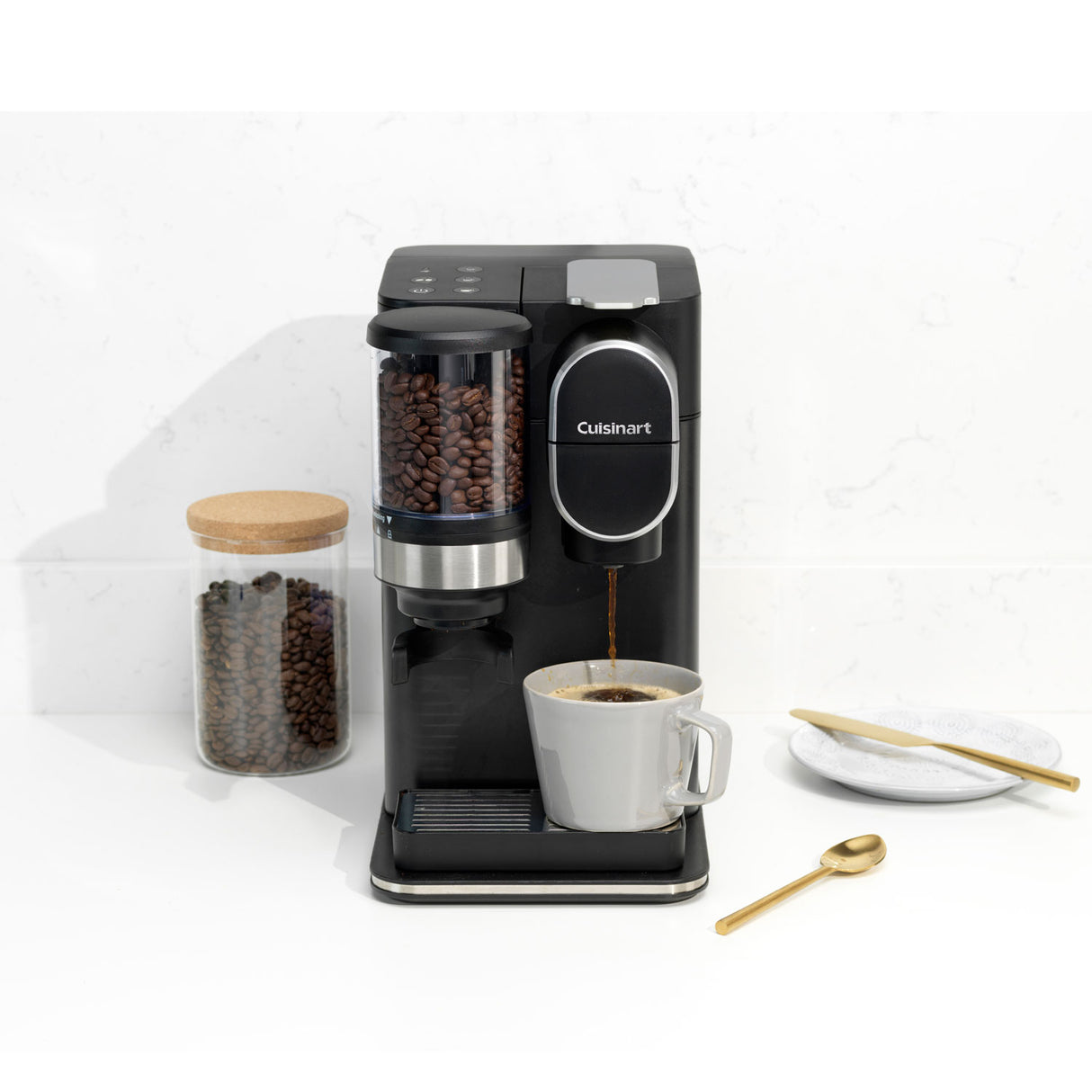 Cuisinart Kaffebryggare Singelfilterkoppbryggare med inbyggd Kvarn