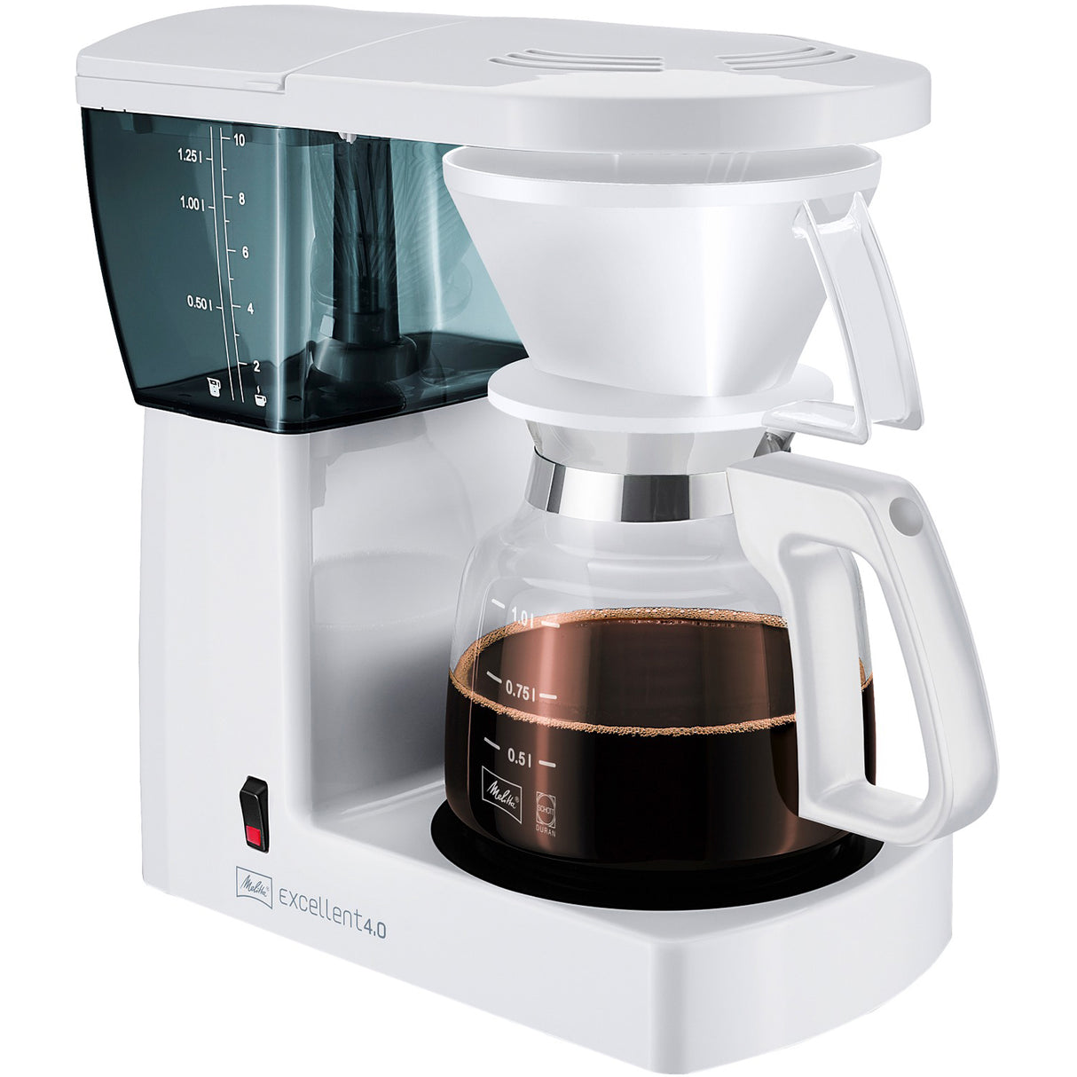 Melitta Excellent 4.0 Vit Kaffebryggare