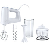 Braun Elvisp 500W + Tillbehör Vit HM3135WH