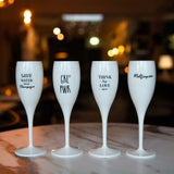 Koziol Cheers No.1 Champagneglas 10 cl Save Water Drink Champagne 6-pack