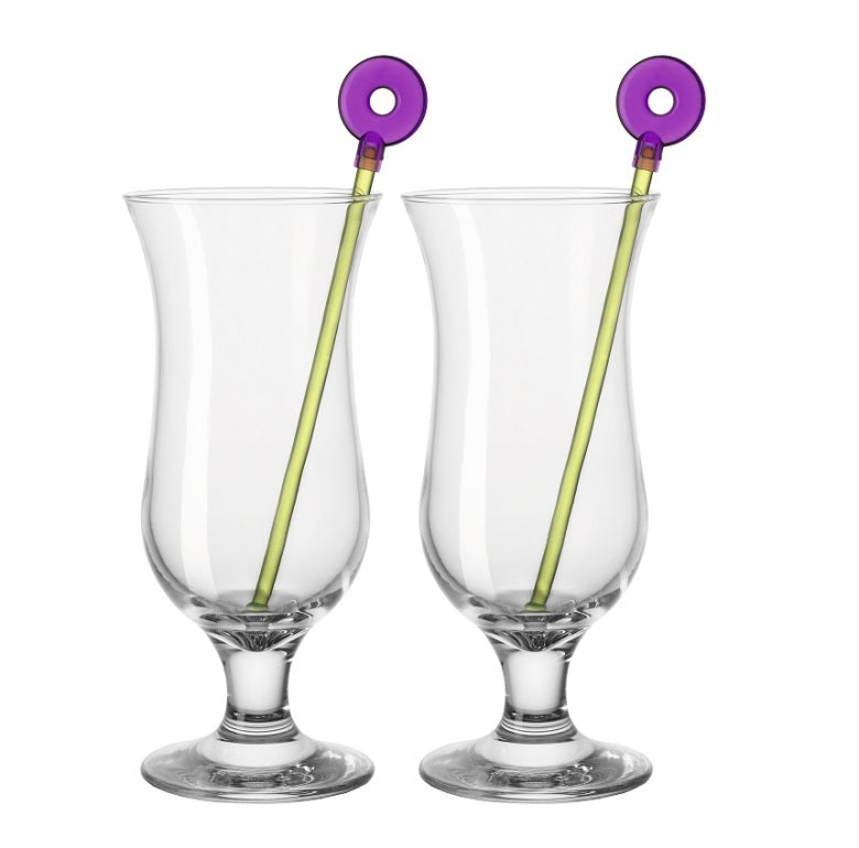 Leonardo Bar Hurricane 2-pack Drinkglas med drinkpinne
