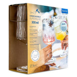 Koziol Club No. 4 Vinglas Plast 300 ml Crystal Clear 2-pack
