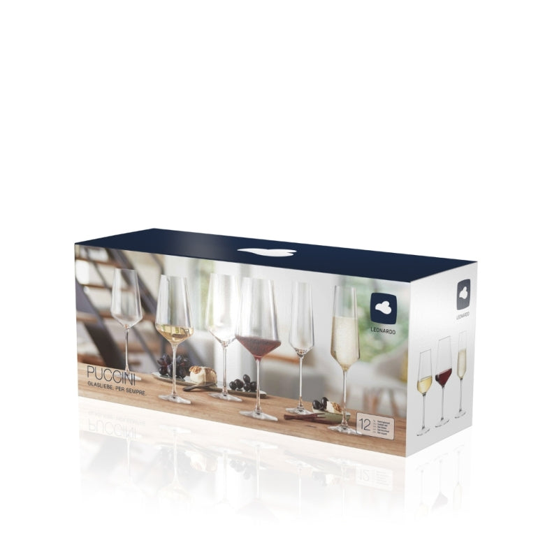 Leonardo PUCCINI Vinglas & Champagneglas 12-pack
