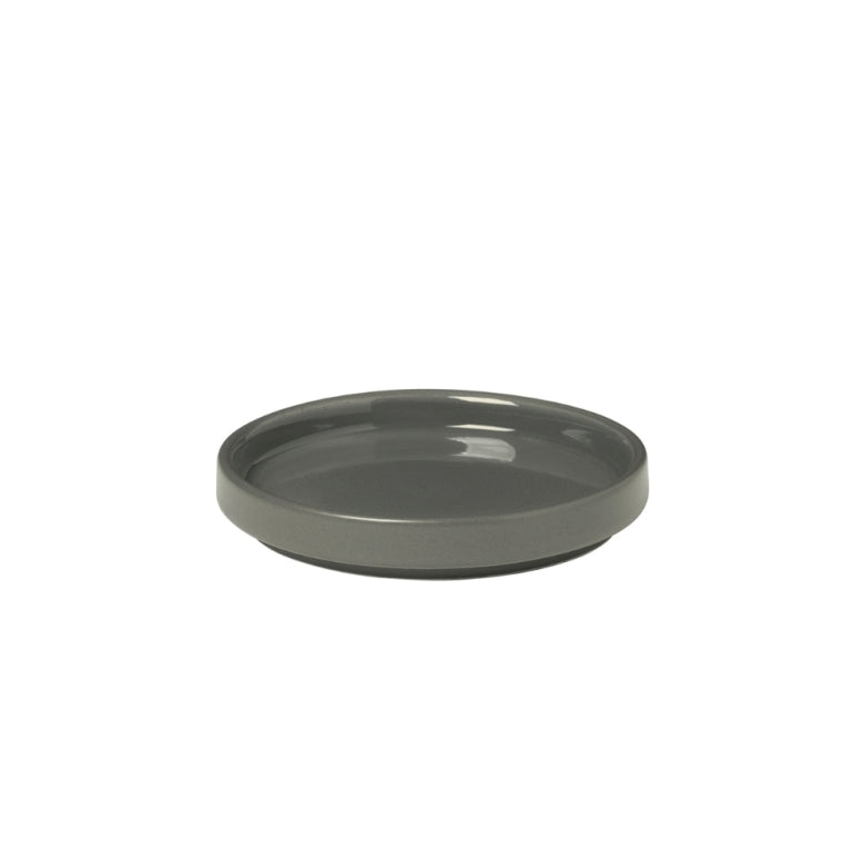 Blomus Pilar Tallrik Ø10 cm Glaserad Keramik Pewter