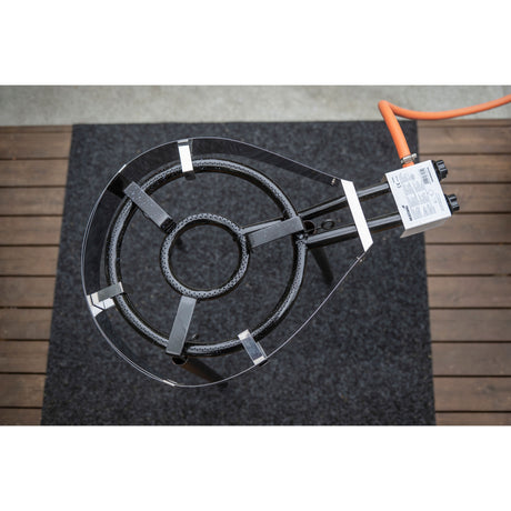 Mustang Gasring Brännare Emaljerad 35cm