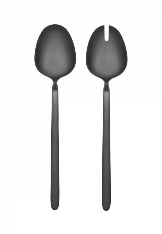 Blomus Stella Salladsbestick 28 cm Svart