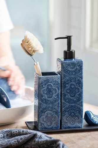 Cult Design Kub Orient caddy Midnattsblå Diskborsthållare