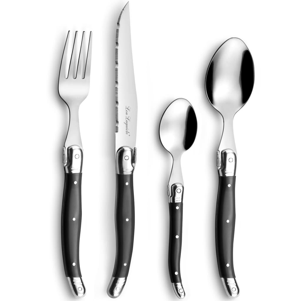 Lou Laguiole Tradition bestickset 24 dels Antracit