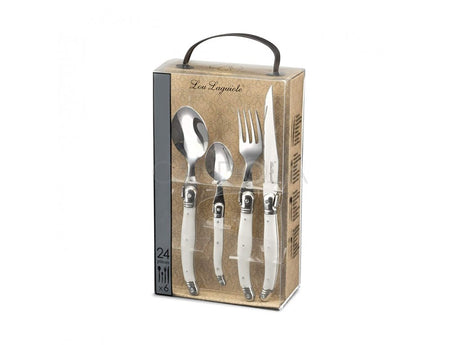Lou Laguiole Tradition Bestickset 24 dels Pearl