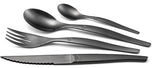 Lou Laguiole Jet Bestickset 16 dels stonewash svart