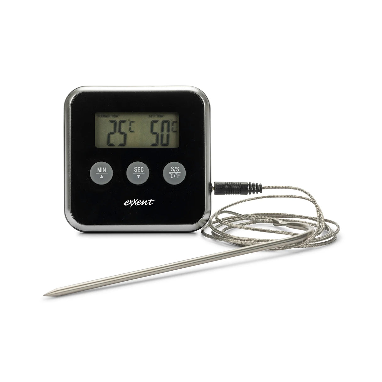 Exxent Digital stektermometer, timer