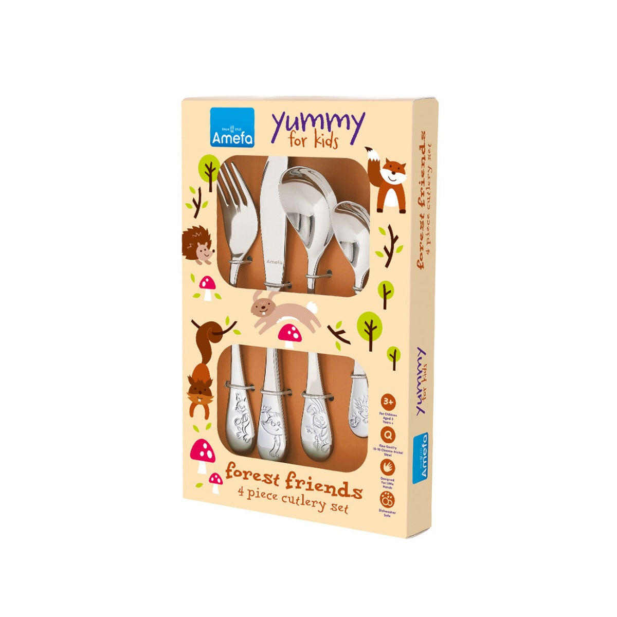 Amefa Barnbestick Forest Friends 4-p