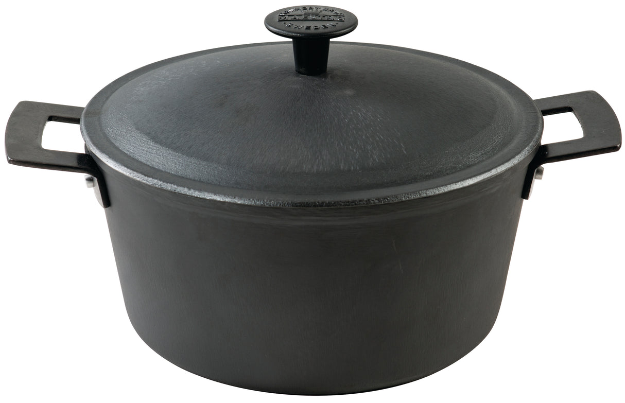 Ronneby Bruk Stekgryta 4 liter, med järnlock 24 cm