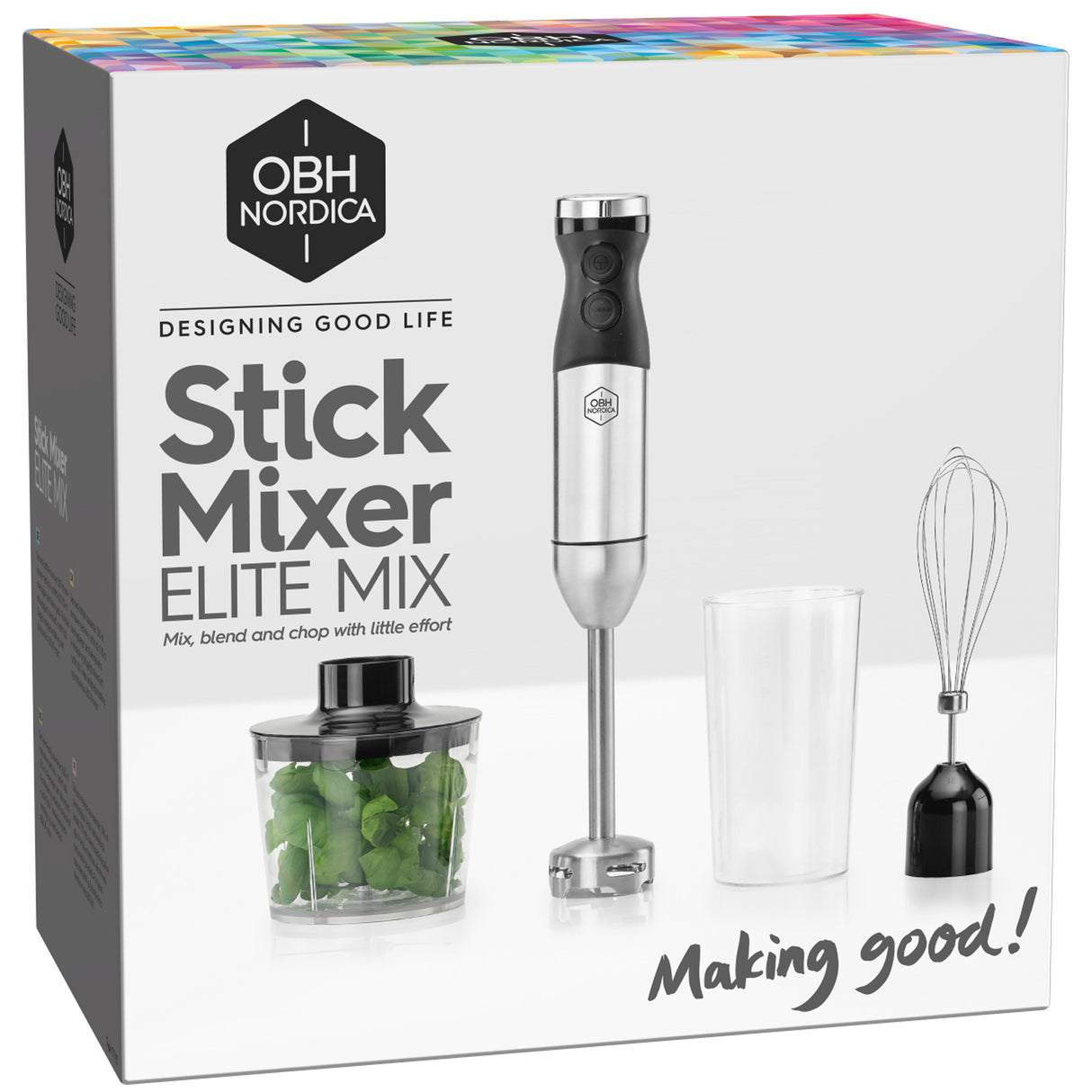 OBH Nordica Stavmixer Set 800W Elite Mix 7715