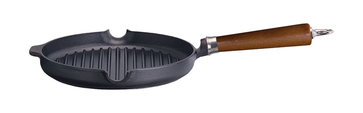 Ronneby Bruk Grillpanna rund, hällpipar Bok Brun 24 cm