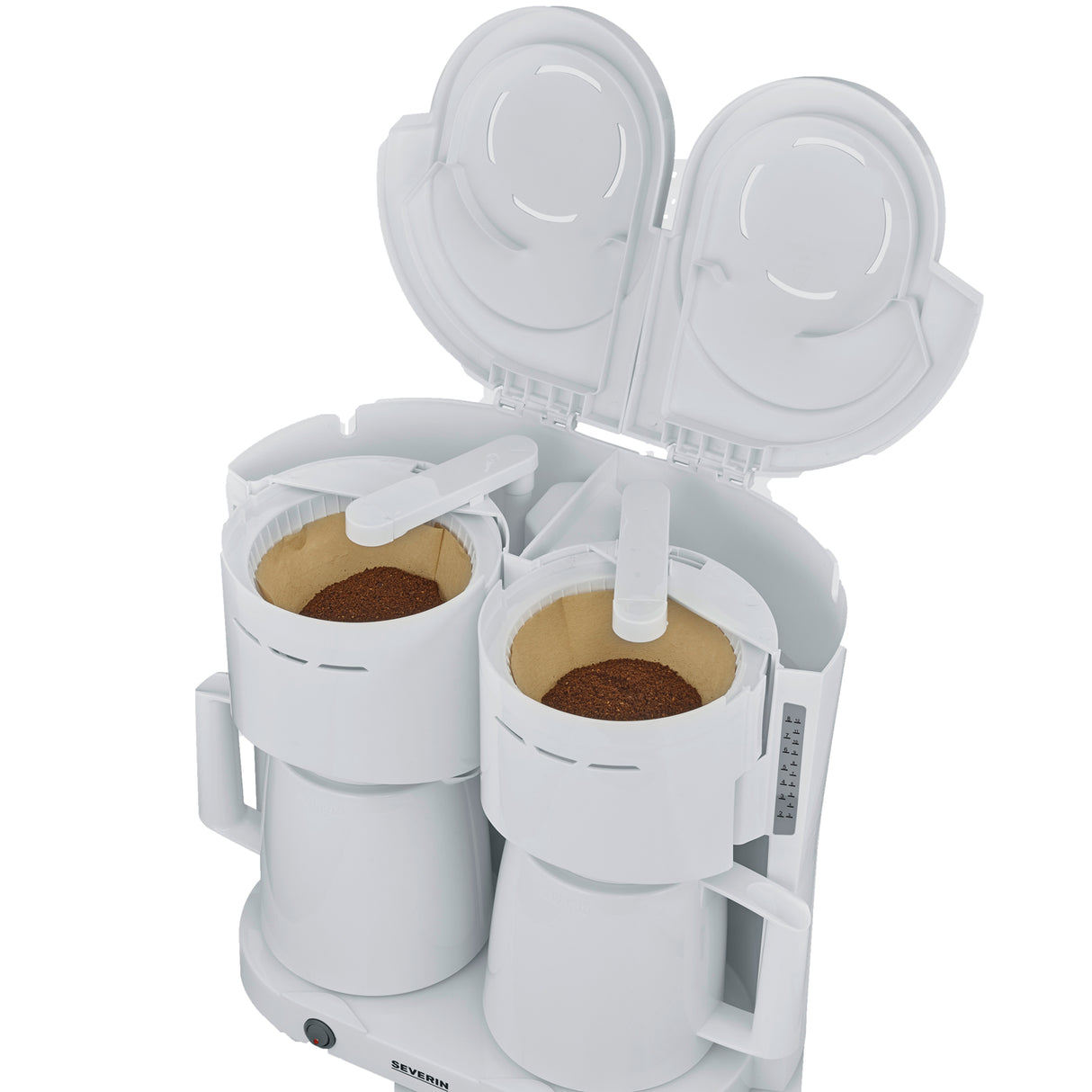 Severin Dubbel Termosbryggare KA9314 1000W Vit