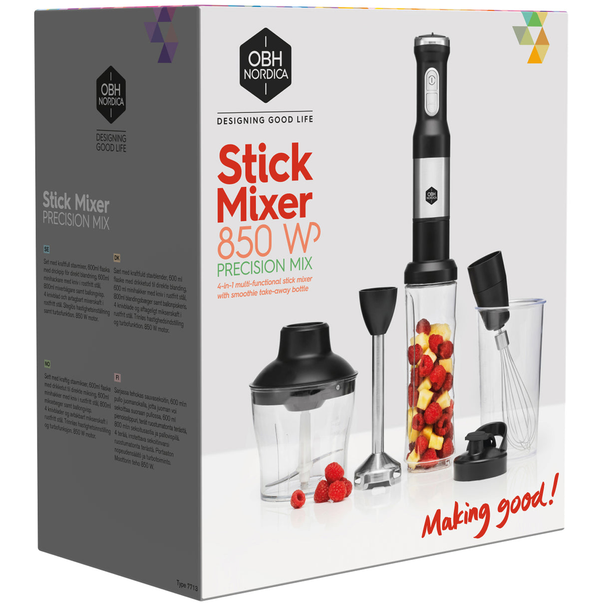 OBH Nordica Stavmixer set Precision Mix 850 W 7713