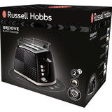 Russell Hobbs Brödrost Svart Groove 2S Toast 26390-56