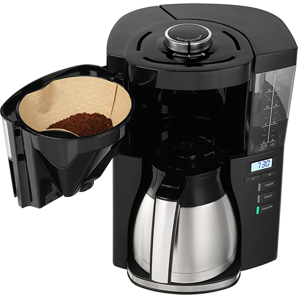 Melitta Termosbryggare LOOK 5.0 THERM TIMER, SVART