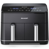 Sharp Airfryer Dubbel 2X4L 2X1800W - AF-GD82AE-B