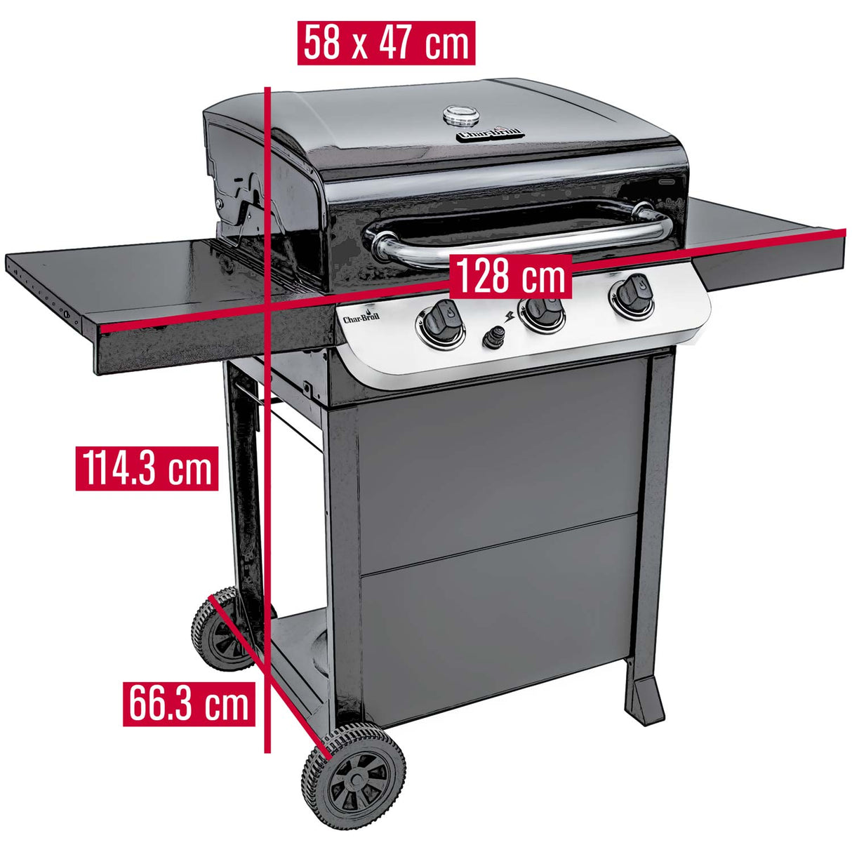 Char-Broil Gasolgrill Convective 310 B