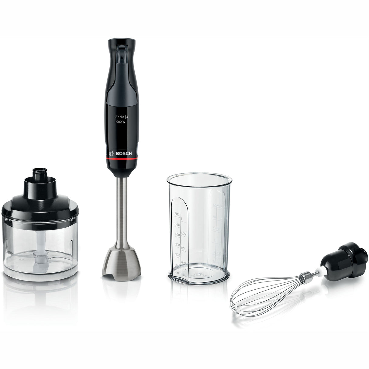 Bosch Stavmixer Paket MSM4B621 inkl Hacker och Ballongvisp 1000W