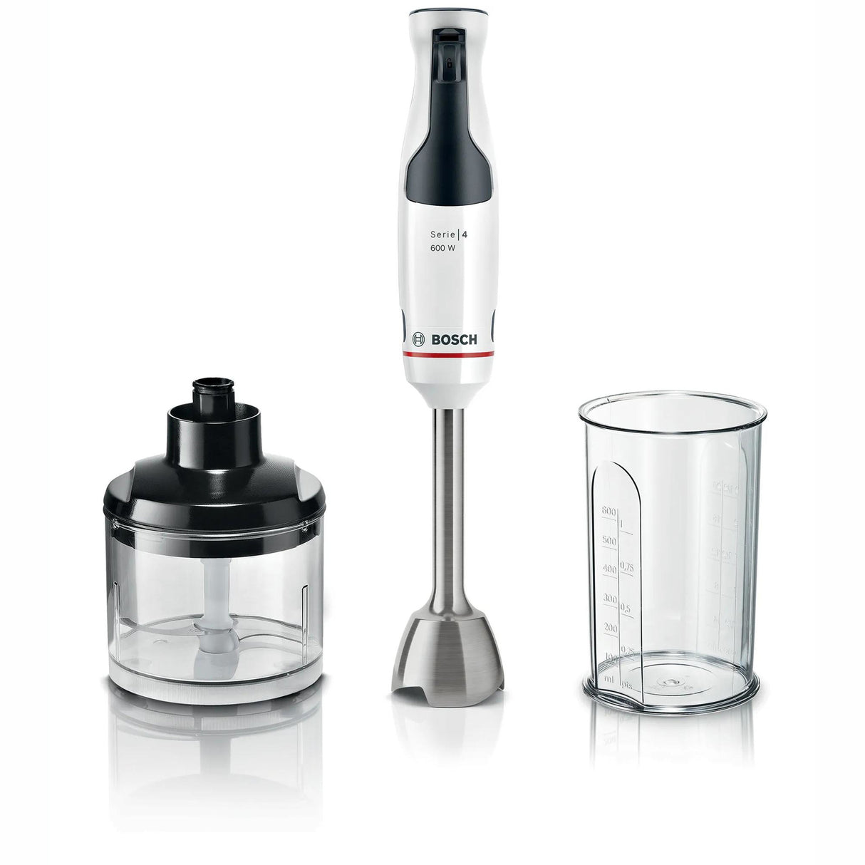 Bosch Stavmixer Paket MSM4W220 Inkl bunke & mini hack 800W