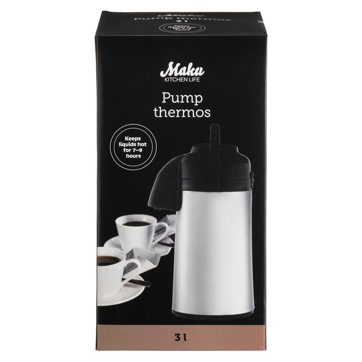 Maku Pumptermos Stål 3 L