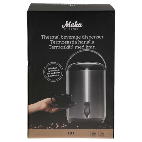 Maku Termosbehållare med kran 10 L