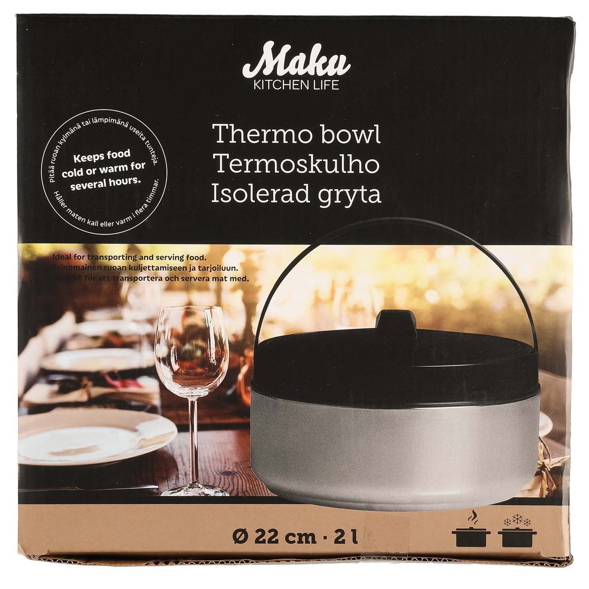 Maku Termosskål 2 L