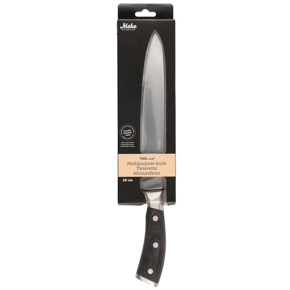 Maku Pakka wood allroundkniv 20 cm
