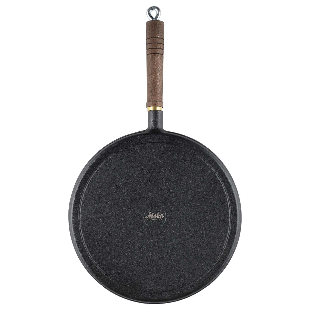 Maku Pannkakspanna gjutjärn trähandtag