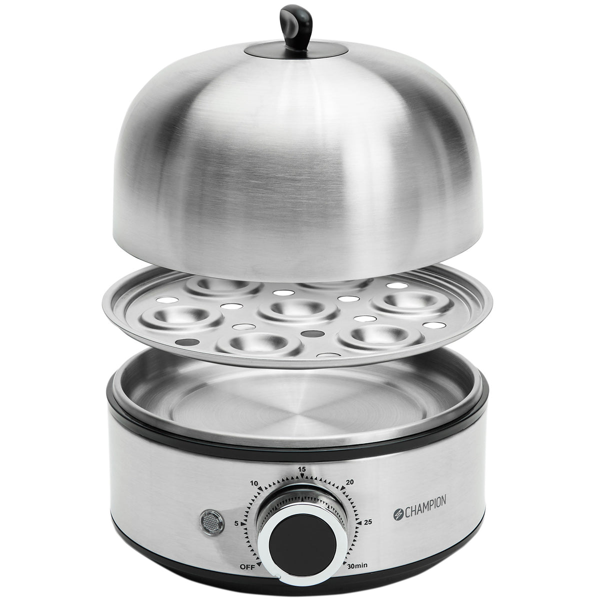 Champion Äggkokare Timer 7 Ägg EB600 Rostfri