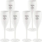 Koziol Cheers No.1 Champagneglas 10 cl Save Water Drink Champagne 6-pack