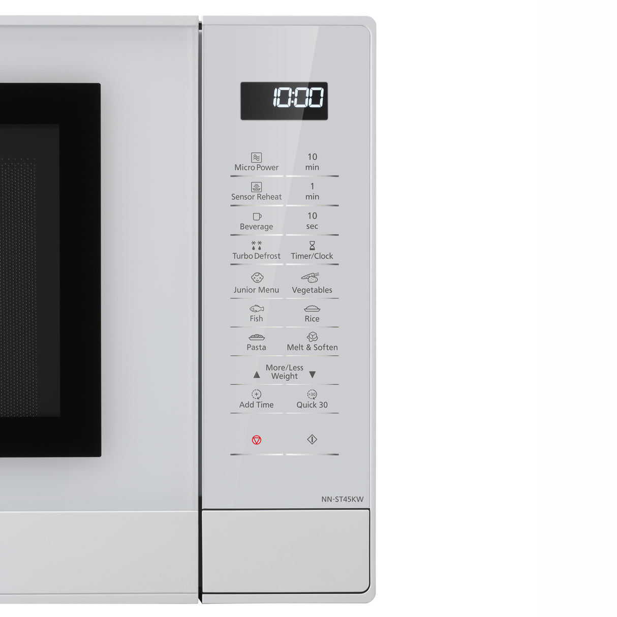 Panasonic Mikrovågsugn Vit 32l 1000Watt 21Program