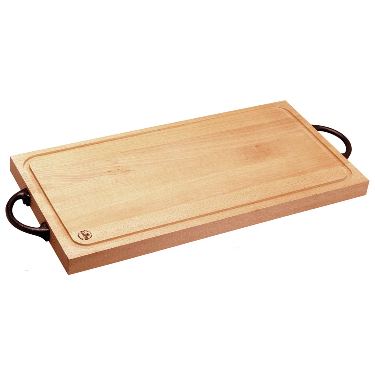 Ronneby Bruk Skärbräda med dubbla gjutjärnshandtag 50x25 cm