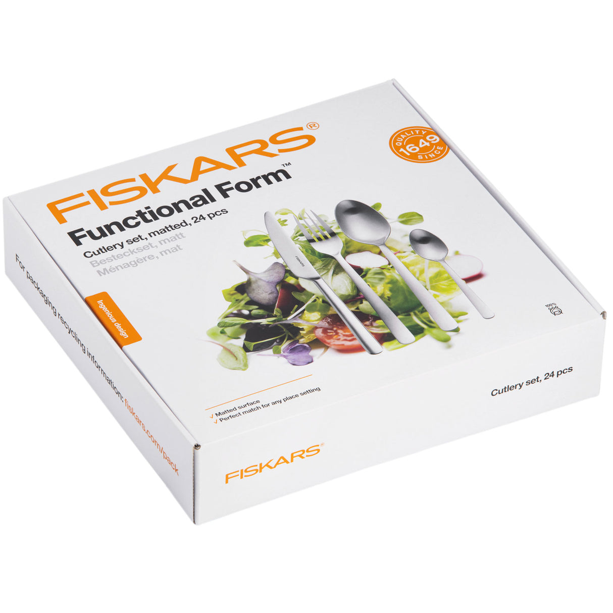 Fiskars Bestickset FF matt 24-delar i gåvoask