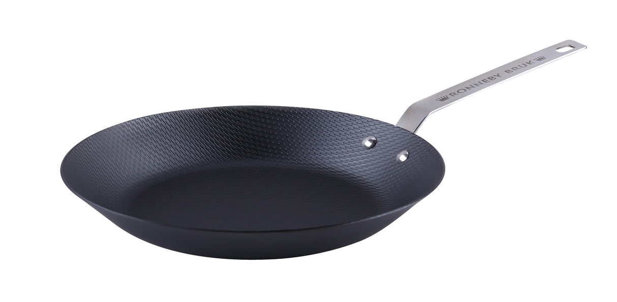 Ronneby Bruk Stekpanna, präglat kolstål 30 cm