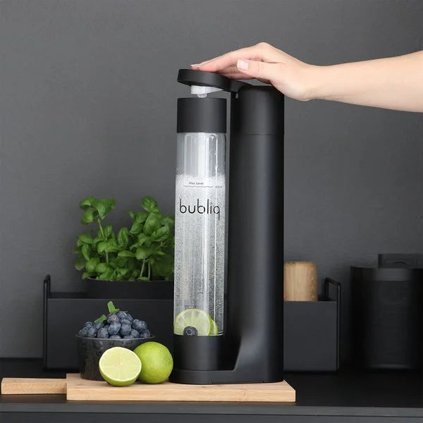Bubliq Matt Svart Carbonator Kolsyremaskin