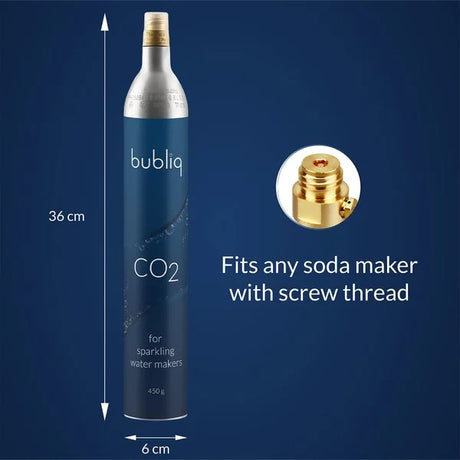 Bubliq CO2 Cylinder 450 g (63L)